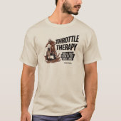Throttle Therapy Dirt Bike T-Shirt (Voorkant)