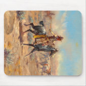 Through the Alkali, 1904 by Charles Marion Russell Muismat (Voorkant)