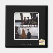 Through thick and thin magneet (Voorkant)