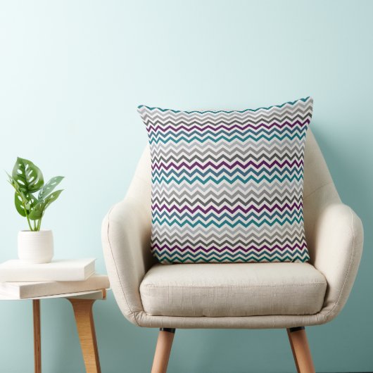 Throw and Lumber Cushions - Chevron Pattern Kussen (Stoel)
