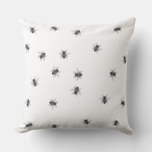 Throw and Lumber Cushions - Honeybee Kussen (Voorkant)