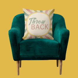 THROW BACK ironische retro rugsteun Kussen