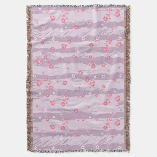 Throw Blanket – Butterfly Garden Deken (Voorkant Verticaal)