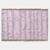 Throw Blanket – Butterfly Garden Deken (Voorkant)