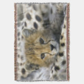 Throw Blanket/Cheetah Cub Deken (Voorkant Verticaal)