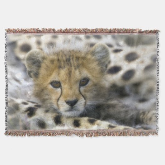 Throw Blanket/Cheetah Cub Deken (Voorkant)