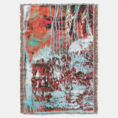 Throw Blanket – Corrosion Pulse Deken (Voorkant Verticaal)