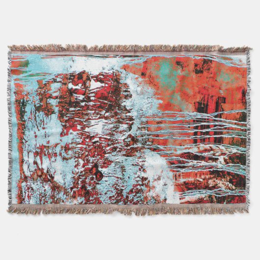 Throw Blanket – Corrosion Pulse Deken (Voorkant)