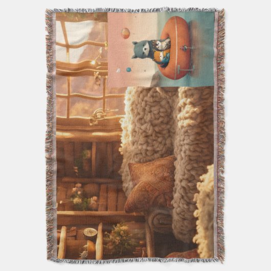 Throw Blanket Deken (Voorkant Verticaal)