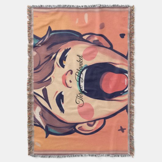 Throw Blanket Deken (Voorkant Verticaal)