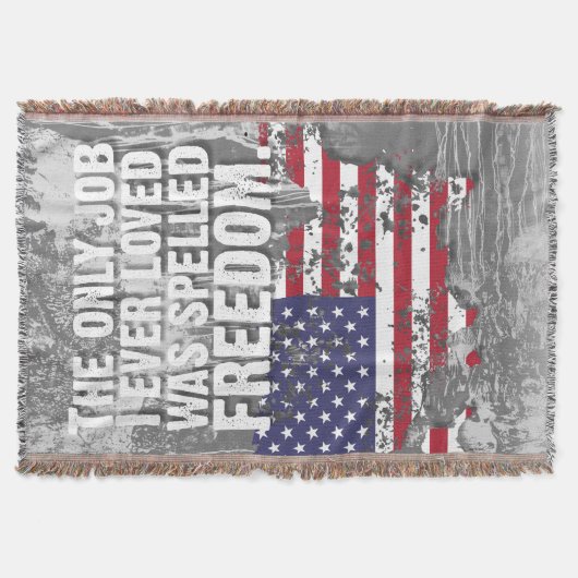 Throw Blanket – Freedom Job Deken (Voorkant)