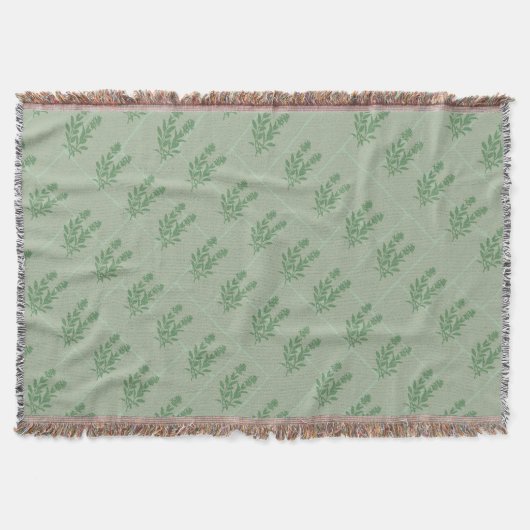 Throw Blanket - Green Sage Deken (Voorkant)