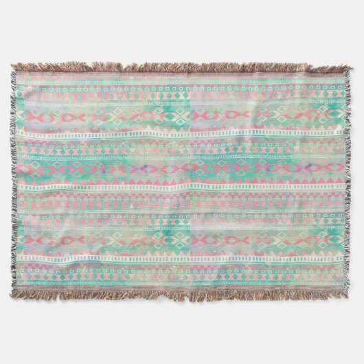 Throw Blanket/Native American Print Deken (Voorkant)