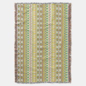 Throw Blanket/Native American Print Deken (Voorkant Verticaal)