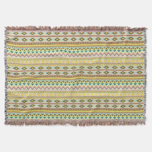 Throw Blanket/Native American Print Deken (Voorkant)
