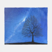Throw Blanket - "The Heavens Declare" Fleece Deken (Voorkant (Horizontaal))