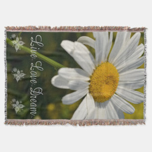 Throw Blanket/White Daisy Deken