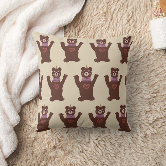 Throw Cushion Brown Beer Kussen (Deken)