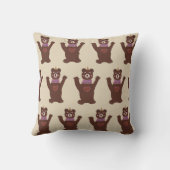 Throw Cushion Brown Beer Kussen (Achterkant)