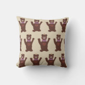 Throw Cushion Brown Beer Kussen (Voorkant)