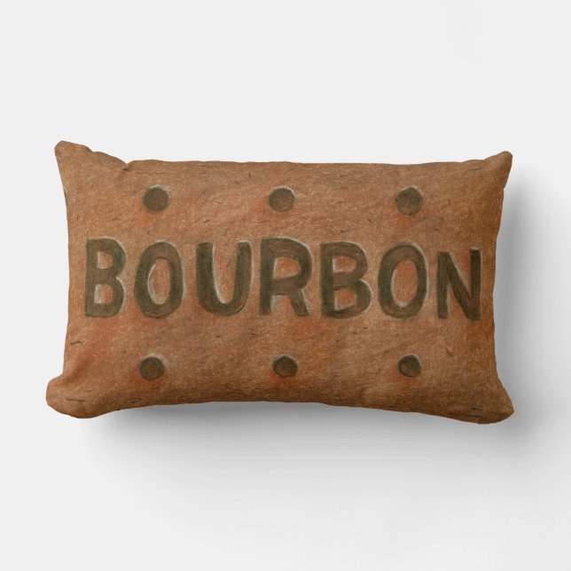 Throw Cushion Chocolate Bourbon Biscuit Kussen (Voorkant)