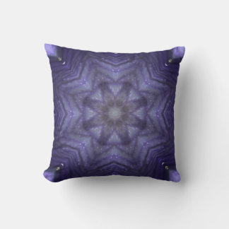 Throw Cushion Purple Pattern Design Kussen