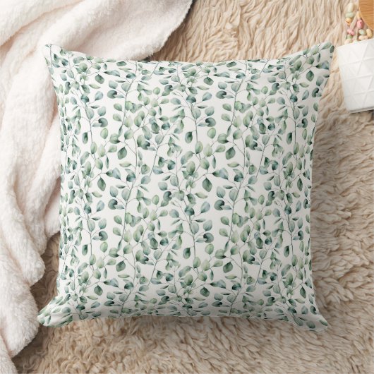 Throw Cushion - Silver Eucalyptus Kussen (Deken)