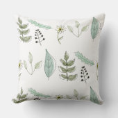 Throw Cushion - Summer Leaves Design 2 Kussen (Voorkant)