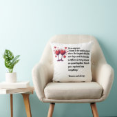 Throw Cushion “To us, my love" Kussen (Stoel)