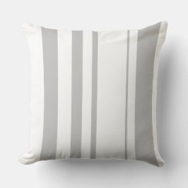 Throw Cushions - Grey Strip Kussen