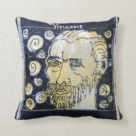 Throw kussen met originele kunst van Tony Cimino