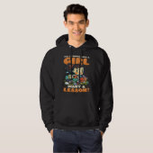 Throw Like Girl Easter Basketball Easter Hoodie (Voorkant volledig)