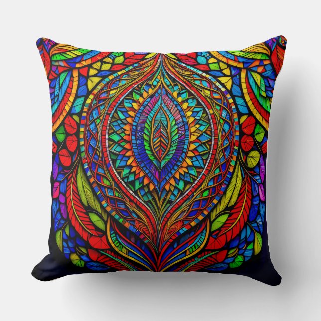 Throw Pillow 20"x20" Kussen (Voorkant)