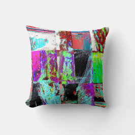 Throw Pillow – Abstract Grid Kussen