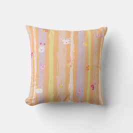 Throw Pillow – Baby Joy & Creatures Pastel Animal Kussen