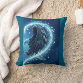 Throw Pillow Bald Eagle Heart - Forever and Ever Kussen