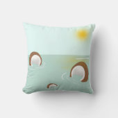 throw pillow - coconut island kussen (Voorkant)