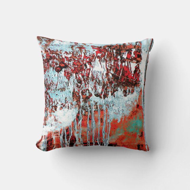 Throw Pillow – Corrosion Pulse Kussen (Voorkant)