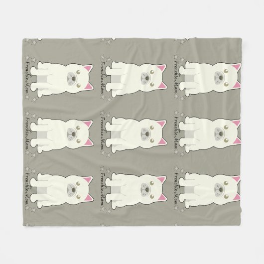 Throw Pillow Fleece Deken (Voorkant (Horizontaal))