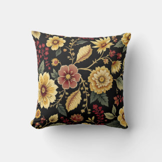 Throw Pillow flowers pattern  Kussen