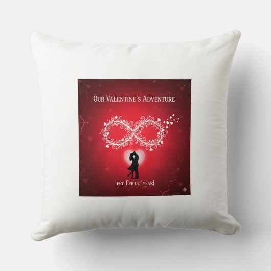 Throw Pillow for valentines day's Kussen (Achterkant)