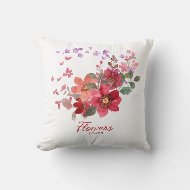 Throw pillow frower kussen (Voorkant)