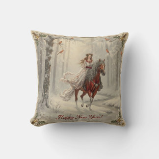 Throw Pillow "Happy New Year Kussen