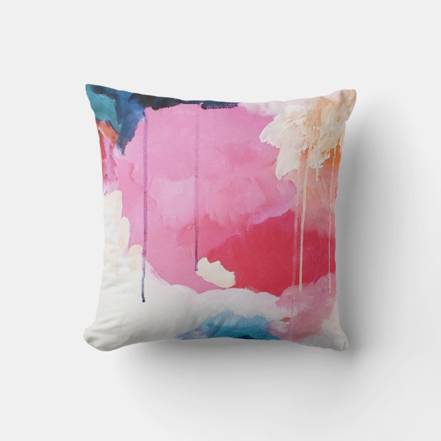 Throw Pillow Home Decor Abstract Clouds Kussen (Voorkant)