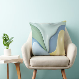 Throw pillow in stylish abstract graphic kussen