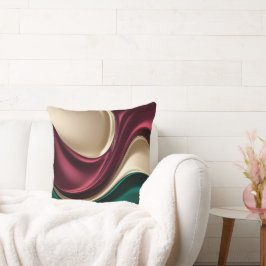 Throw pillow in stylish abstract graphic kussen
