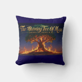 Throw Pillow- Islamic "The Burning Tree Of Musa" Kussen
