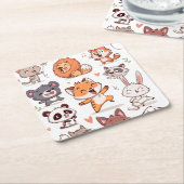 Throw Pillow Kartonnen Onderzetters (Schuin)