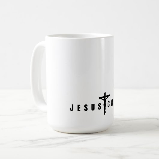 Throw Pillow Koffiemok (Voorkant links)