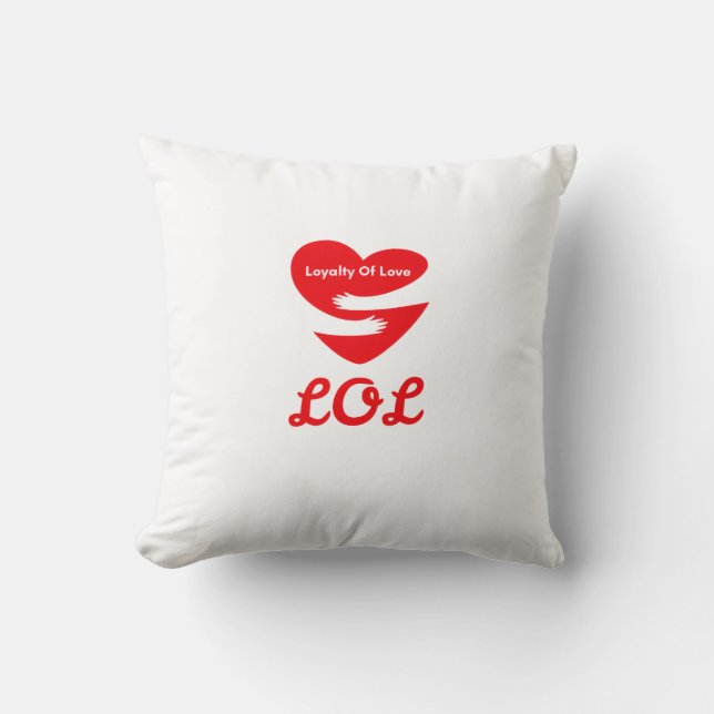 Throw Pillow lol Kussen (Voorkant)